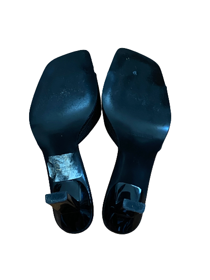 LBD Embossed Patent Leather Heels 7.5/8