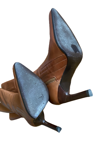 Caramel Truffle Brown Knee-High Boots 6.5