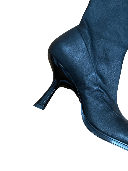 Stretch Tee Heel Glove Boot in Black 38 (7/7.5)