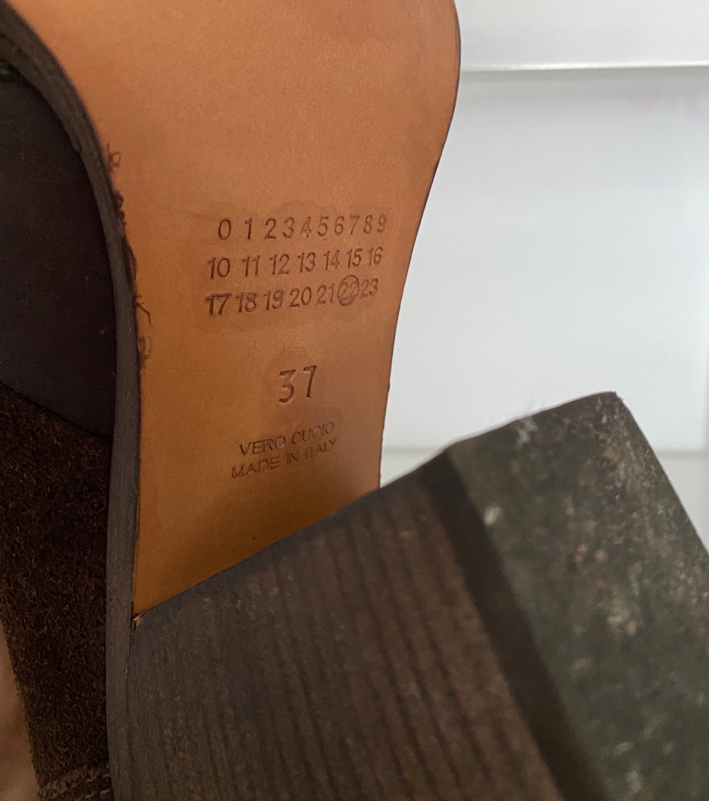 Mixed Materials Round-Toe Boots 37 (37.5)