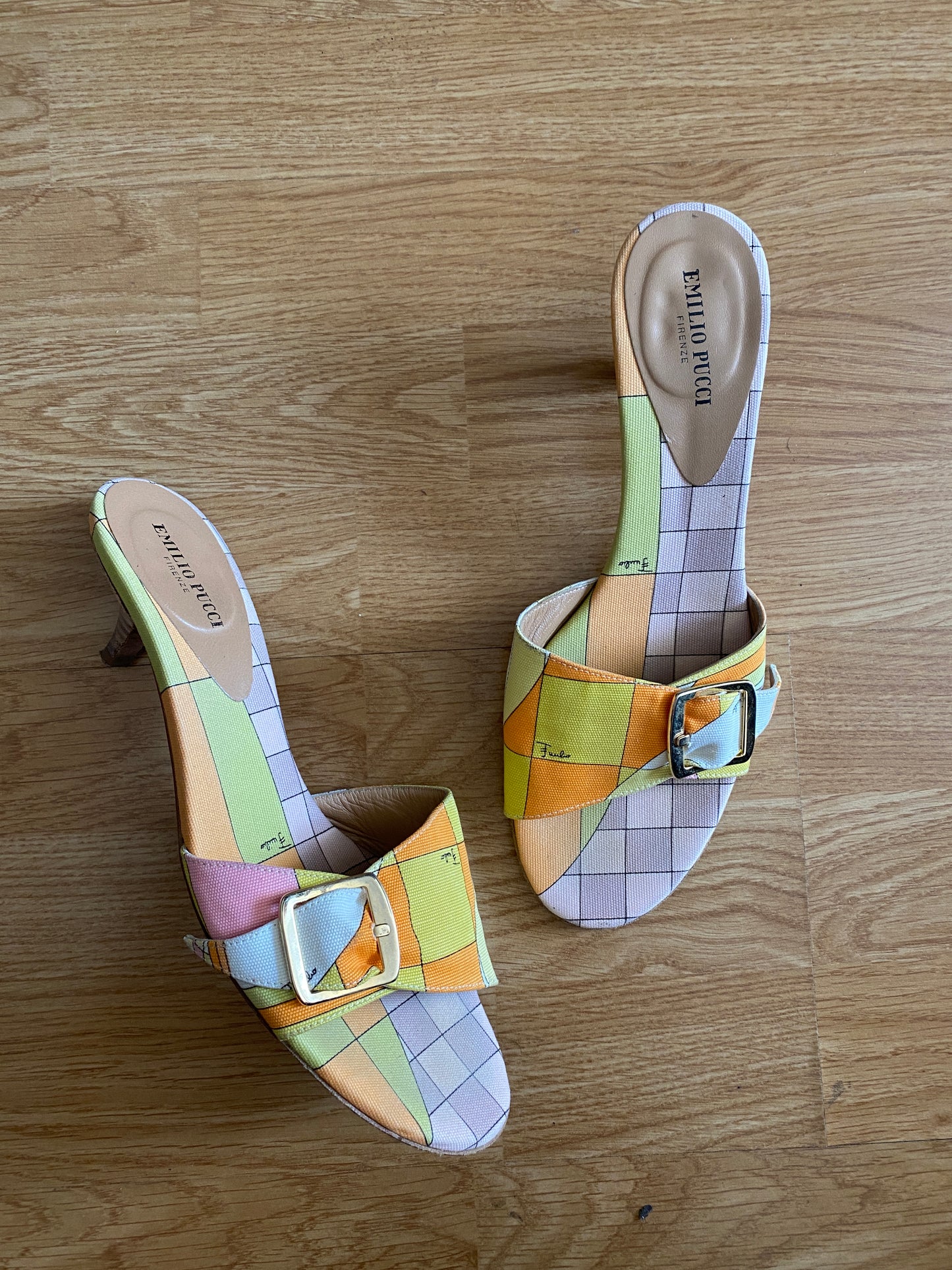 Pucci Print Sandals 9