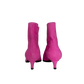 Agatha Neon Pink Suede Booties 39