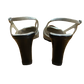 Beige and Black Cap-toe Slingback Pumps 37.5 (7)