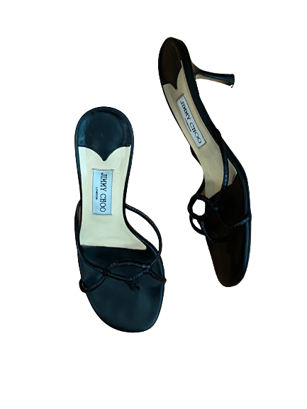 Web Leather Thong Sandals 39